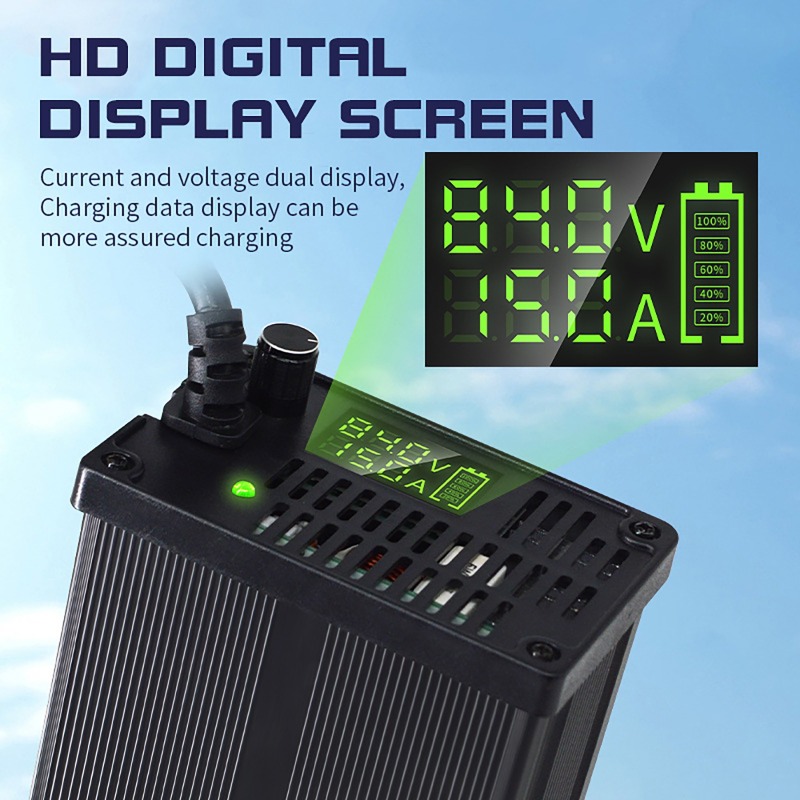 Cargador de Batería de Litio A - 84V 20A Smart Charger reseña y precio