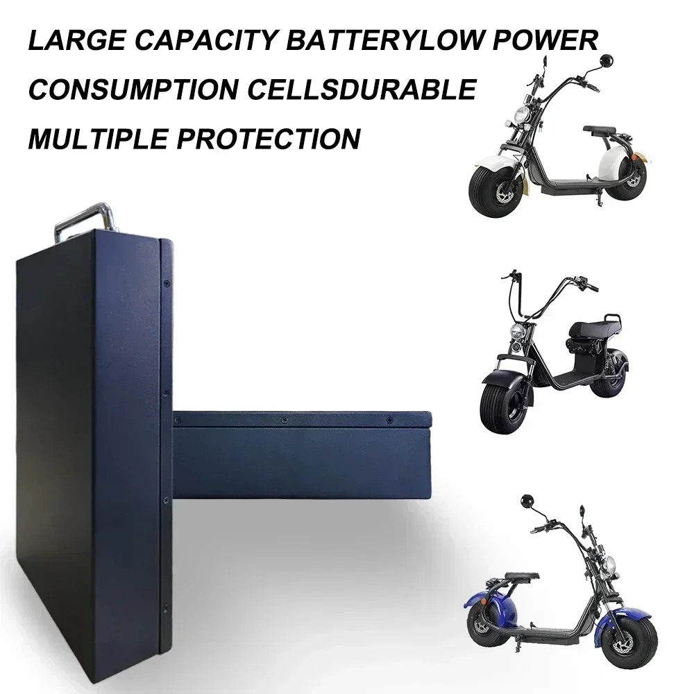 Paquete de batería de iones de - 60V 50Ah Electric Scooter Battery reseña y precio