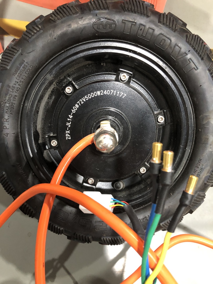 Motor de cubo sin escobillas d - 13 Inch 72V 5000W Brushless Motor reseña y precio