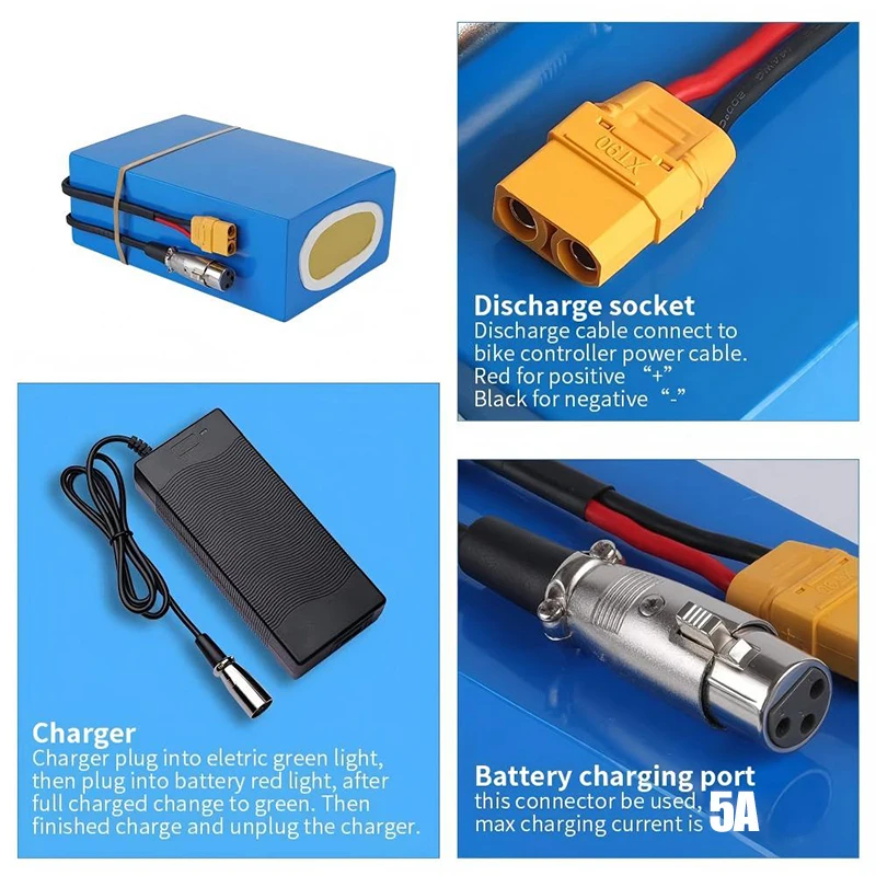 Bicicleta eléctrica de 60V 150 - 60V 50Ah Electric Scooter Battery reseña y precio