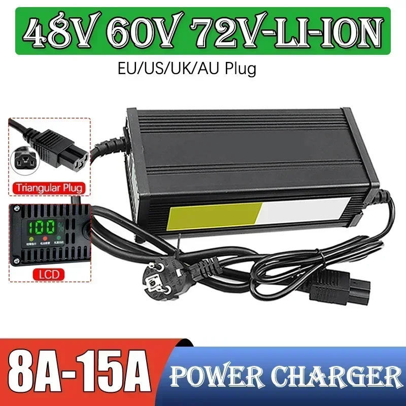 Cargador de batería de litio p - 72V 15A Fast Charger reseña y precio